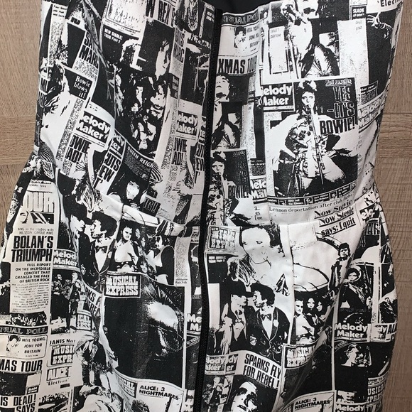 Vintage strapless dress size large - Picture 5 of 7